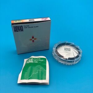 Vintage Hoya 49mm Skylight (1B) Lens Filter - Made in Japan with Original Case